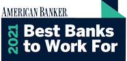 American Banker 2021 Best Banks to Work For logo
